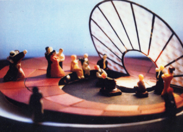 Modell für La traviata, Stadttheater Freiburg 1993